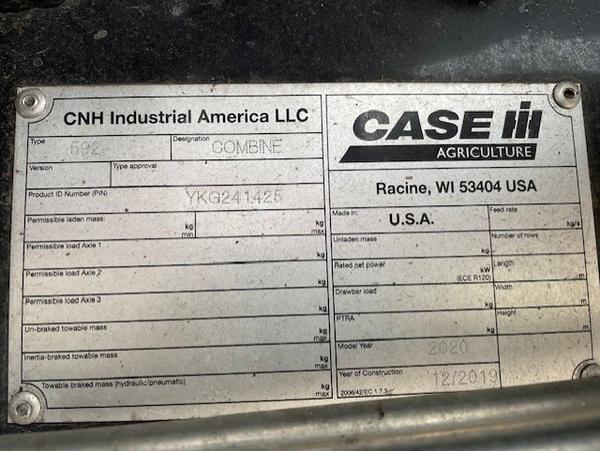 2020 Case IH 9250 193864 - RME